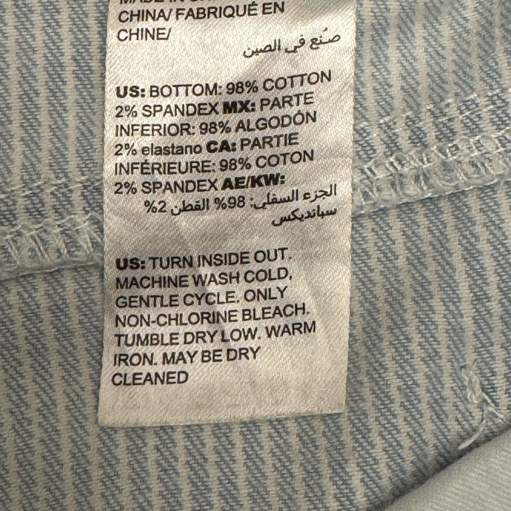Chico's So Slimming Girlfriend Slim Leg Ankle Jeans Size 10 - Picture 7 of 7